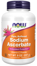 Ascorbato de sódio NOW Foods – Vitamin C Sodium Ascorbate em pó 227 g