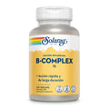 B-Complex 75 Complexo B Libertação Prolongada 100 Cápsulas Vegetais Solaray – Viva Saudável
