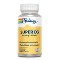 Super D3 Vitamina D3 4000 UI 100 Cápsulas Moles Solaray – Viva Saudável