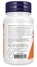 Vitamina E 400 UI NOW Foods – 50 cápsulas moles com tocoferóis mistos – imagem 3