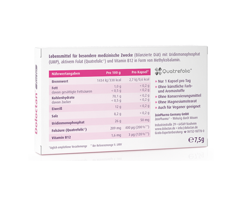 Doloctan Forte 40 Cápsulas Zeinpharma – verso da embalagem
