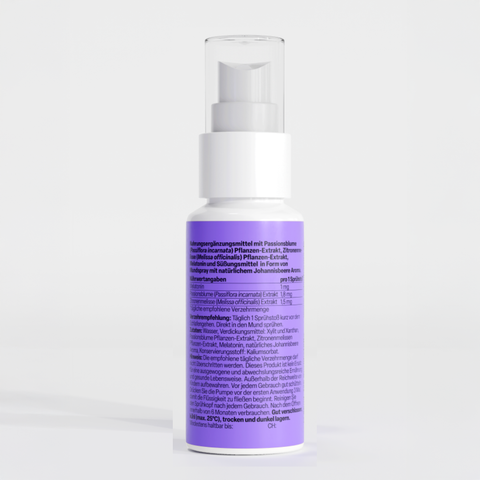 Melatonina Spray 1mg 25ml Zeinpharma – verso da embalagem