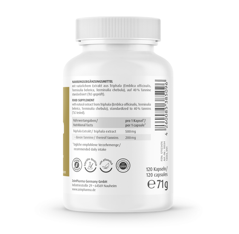 Triphala Extracto 500mg
