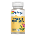 Vitamina C 500 mg + Equinácea 300 mg 60 Cápsulas Vegetais Solaray – Viva Saudável