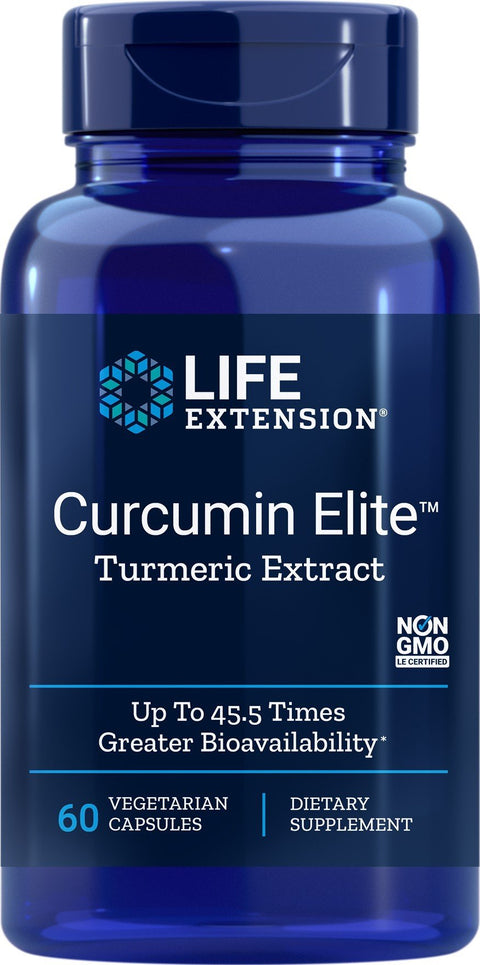 Curcumin Elite Turmeric Extract 60 caps Life Extension