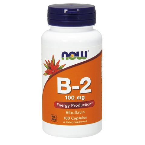 B-2 Riboflavina 100mg 100caps  Now