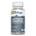 Carvão Ativado de Coco 280 mg 90 Cápsulas Vegetais Solaray – Viva Saudável