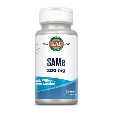 SAMe 200 mg S-Adenosilmetionina 30 Cápsulas Vegetais KAL – Viva Saudável