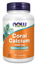Cálcio de coral 1000 mg NOW Foods – 100 cápsulas