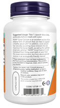 Cálcio de coral 1000 mg NOW Foods – 100 cápsulas – imagem 3