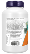 Malato de magnésio NOW Foods – cápsulas vegetais veganas – imagem 3