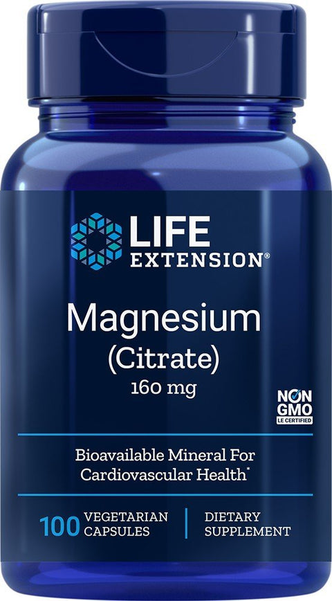 Magnesium Citrate 100 caps Life  Extension