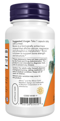Boro 3 mg NOW Foods – 100 cápsulas vegetais – imagem 3