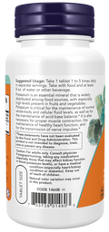 Gluconato de potássio 99 mg NOW Foods – 100 comprimidos – imagem 3