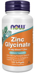 Zinco Glicinato 30 mg 120 Caps Now NOW