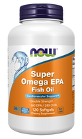 Ómega 3 EPA e DHA Super Omega EPA NOW Foods – 120 cápsulas moles