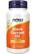 Óleo de groselha negra 500 mg NOW Foods Black Currant Oil – 100 cápsulas moles