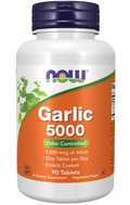 Alho com alicina Garlic 5000 NOW Foods – 90 comprimidos