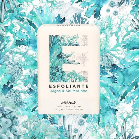 Sabonete Esfoliante Algas e Sal Marinho Ach. Brito 100GR