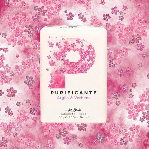 Sabonete Purificante Argila e Verbena Ach. Brito 100GR