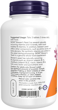 Levedura de cerveja 650 mg NOW Foods – 200 comprimidos – imagem 3