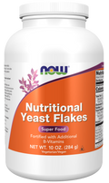 Levedura nutricional em flocos NOW Foods – 284 g