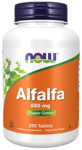 Alfalfa 650 mg NOW Foods – 250 comprimidos