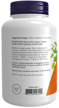 Alfalfa 650 mg NOW Foods – 250 comprimidos – imagem 3