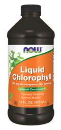 Clorofila líquida sabor menta NOW Foods – 473 ml