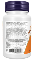 Lactobacillus acidophilus Respiratory Care Probiotic NOW Foods – 60 cápsulas vegetais – imagem 3