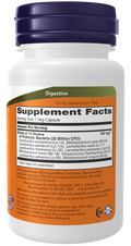 Probióticos Probiotic-10 25 Billion NOW Foods – 30 cápsulas vegetais – imagem 2