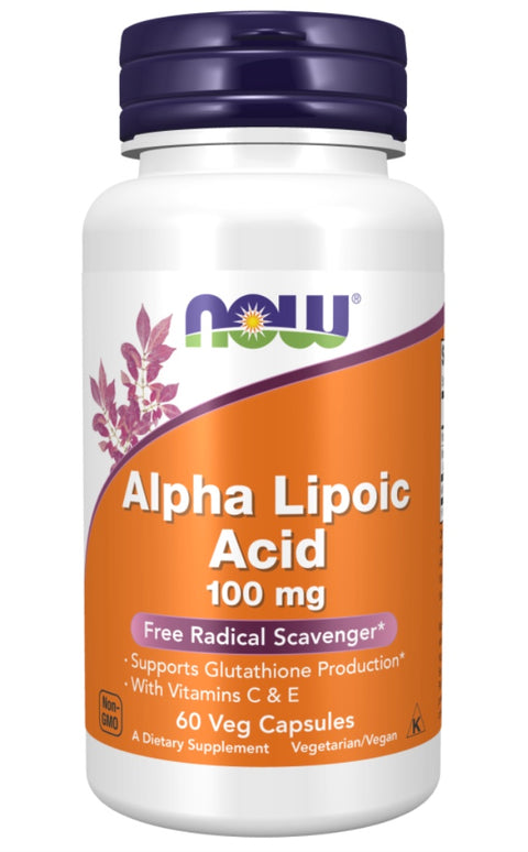 Alpha Lipoic  Acid 100mg 60caps Now