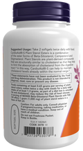 Beta-sitosterol esteróis vegetais NOW Foods – 90 cápsulas moles – imagem 3