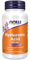 Acido Hialuronico + MSM 60 Vcaps Now Viva Saudável