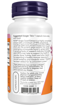 Extrato de semente de uva 100 mg NOW Foods – 100 cápsulas vegetais – imagem 3