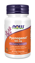 Pycnogenol 100 mg NOW Foods – 60 cápsulas vegetais