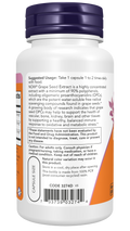 Extrato de semente de uva 250 mg Extra Strength NOW Foods – 90 cápsulas vegetais – imagem 3