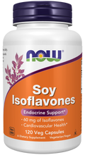 Isoflavonas de soja 150 mg NOW Foods – 120 cápsulas vegetais