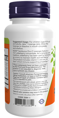 Sabugueiro com zinco e vitamina C Sambucus Zinc-C NOW Foods – 60 pastilhas – imagem 3