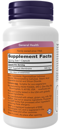 Membrana de casca de ovo 500 mg NOW Foods – 60 cápsulas – imagem 2