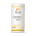 L-Carnitina 650+ Be-Life, embalagem de 90 cápsulas de tartarato de L-carnitina vegana
