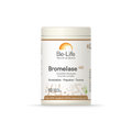 Bromelase 400 Be-Life, embalagem de 60 cápsulas acidorresistentes de bromelina, papaína e taurina