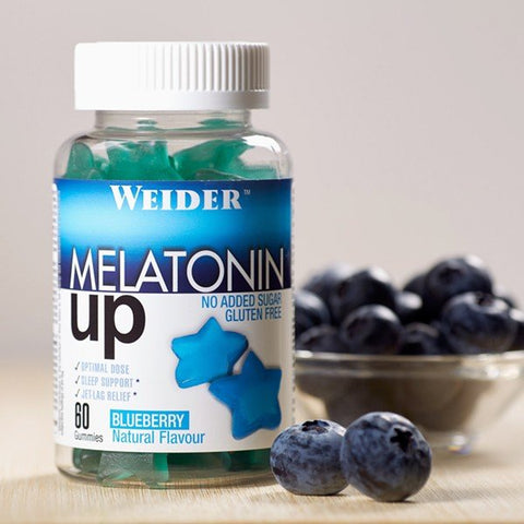 Weider Melatonin UP 60 Gummies Blueberry