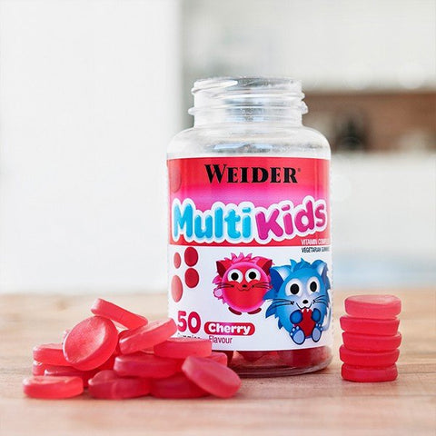 Weider Multikids 50 Gummies Cherry