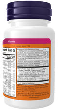 Multivitamínico vegano Daily Vits NOW Foods – 30 cápsulas vegetais – imagem 3