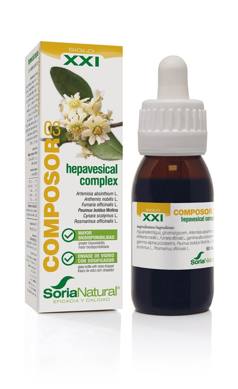 Composor 03 Hepavesical Complex 50 ml Soria Natural