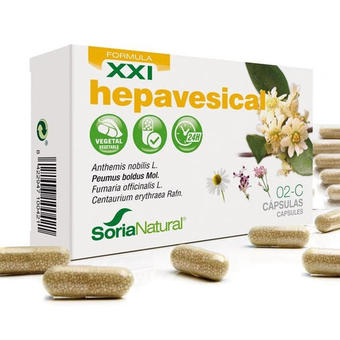 02-C Hepavesical cápsulas 30 Caps Soria Natural