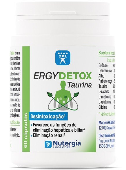 Ergy Detox Taurina 60 Caps