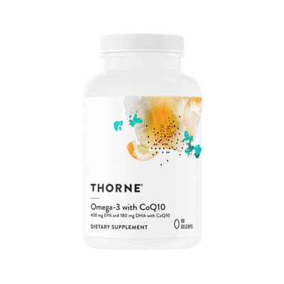 Omega-3 com CoQ10 90 Caps Thorne - Viva Saudável