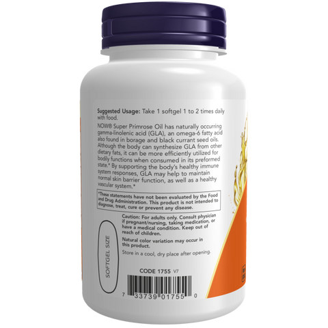 Super Primrose 1300 mg 60 cápsulas Now